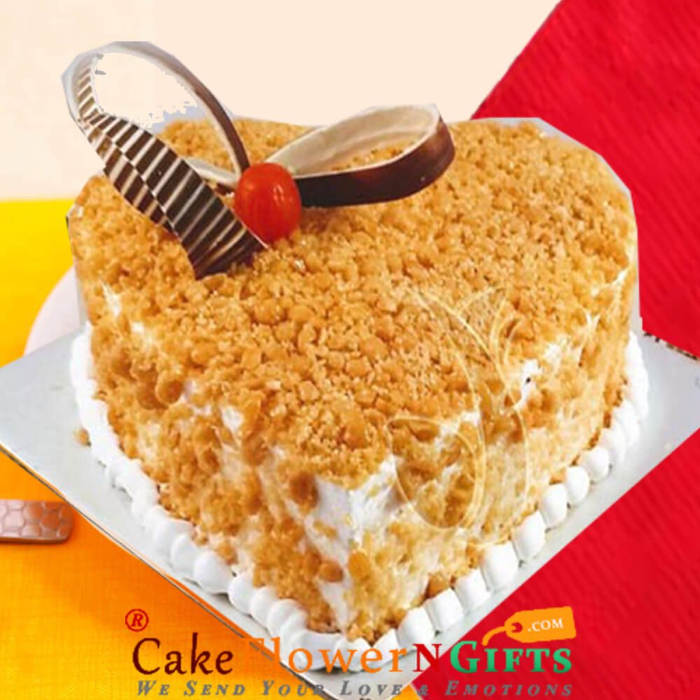 Crunchy Butterscotch Cream Cake - 1 Kg at Rs 1349/piece | बटरस्कॉच केक -  Gift N Treat, Gurugram | ID: 2852795846555