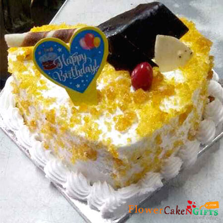 Order Cheerful Butterscotch Kids Cake Online, Price Rs.895 | FlowerAura