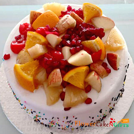 Deliciously Fruit Overload Cake in Vintage Style for Ready to Any  Celebration. Generative AI. 25880641 Stock Photo at Vecteezy