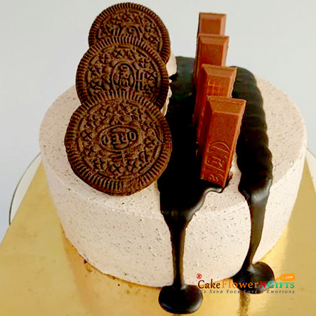 Send Online half kg pasta chocolate cool cake Order Delivery |  flowercakengifts