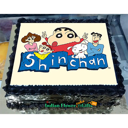 Order Shinchan Family Photo Cake | FaridabadCake-sonthuy.vn